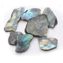 100g Bulk Rough Labradorite Natural Crystal Stone Reiki Healing Specimen Decor
