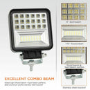 Led Pods, 2Pcs 4 Inch Spot Flood Combo Diffused Square Led Work Lights Off  P8U5