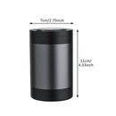 Outdoor Travel Stainless Steel With Lid Car Ashtray LED Blue Light Smokeless