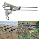 Lengthened Automatic Adjustable Tackle Bracket Double Spring Fishing Rod Ho C2K0