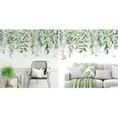 Green Leaves Wall Stickers For Bedroom Living Room DIY Wall Decals Door Mu,SE