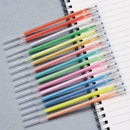 100pcs Refill With 10pcs Pen Case Colorful Gel Pen Delicate Refill L1O1 A7B5