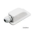 ABS Solar RV Yacht Stand Roof Duct Cable Entry Round Junction Box White New