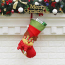Christmas Hanging Pendant Gift Stocking Tree Home Ornament(Elk) A