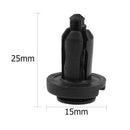 5pcs Universal Car Auto Bumper Plastic Trim Clips Fasteners Retainer Rivets Trim