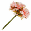 6pcs 4cm Artificial carnation flowers Stamen silk flower bouquet for weddin