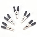 10x Alligator Clip Terminal Test Electrical Battery Crocodile Clamp Red Black JR