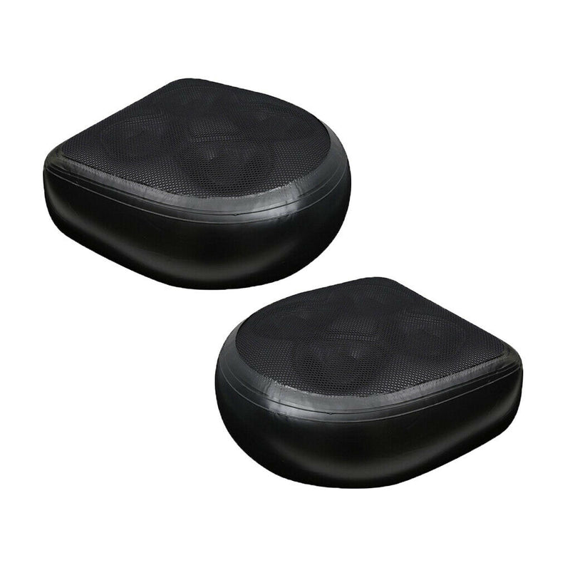 2Pcs Spa Booster Seat Cushion Inflatable For Bathtub Soft Anti-slip Black