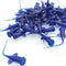 Dental Disposable Irrigation Syringe Tip Endo Oral Needle Tip Plastic Blue WOI