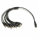 45cm DC12V Power Supply Adapter with 8 Port Splitter Cable CCTV Security Came Gw