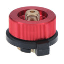 Camping Stove Butane Gas Metal Adapter Convert Fuel Canister for Long Gas TankLJ