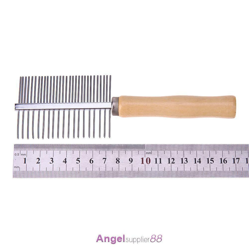 Pet Brush Comb Cat Dog Fur Hair Grooming Trimmer Dematting Steel Tool A