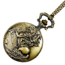 Retro fashion palace style personality knight pocket watch classical large  I4P7