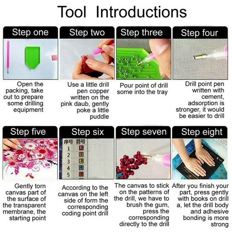 5D Diamond Painting Kits For Adults Fairy Tale Forest Tree Full Drill,Diy C X5I6