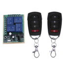 12V 4CH Relay Wireless Remote Control LED Lamp Switch Transceiver 433MHz A