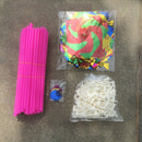 Pack of 100 Pieces DIY Sequins Windmill Wind Whirligig Children Outdoor Beach