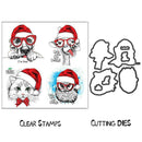 Merry Christmas Metal Cutting Dies And Clear Stamp Set For DIY Scrapbooking