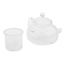 2pcs Glass Teapot Suitable For Teabags, Loose Leaf & Fine Leaf Tea Infuser