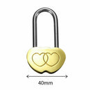 2PCS Engraved Brass Love Padlock Lock Personalised wedding anniversary Gift ZMB