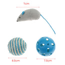 Bell, Mice, Sisal Ball Perfect Mix Of Toys Types For Your Cat Kitten Kitty
