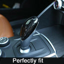 New!! Carbon Fiber Style Abs Plastic Gear Shift Head Cover Trim For Alfa Ro