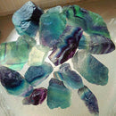 1x Big Natural Fluorite Quartz Crystal Stones Rough Polished Gravel Specimen