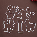 Horse Silicone Stamps Cutting Dies Stencil DIY Scrapbooking Album Decor