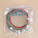 Guitar String One Set 6pcs Rainbow Colorful Acoustic Phosphorine Copper String