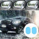 2Pcs Oval Car Auto Fog Rainproof Rearview Mirror Protect Film Accessory U8R9