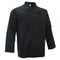 Black Chef Waiter Double-breasted Coat Uniform Long Sleeve Jacket Clothes XL