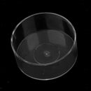 10 Pack Round Shaped Plastic Clear Tealight Cups Candle Wax Containers Empty