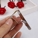 4X Lengthened stainless steel tablecloth cover clips holder cloth clamps partyJR