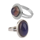 2 Pieces Color Changing Mood Rings Temperature Emotion Feeling Jewelry Ring
