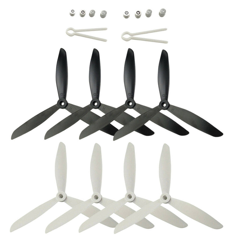 8x Propeller Prop 3-leaf Blade for MJX B2C B2W B3 Bugs 2 Bugs 3  H501S