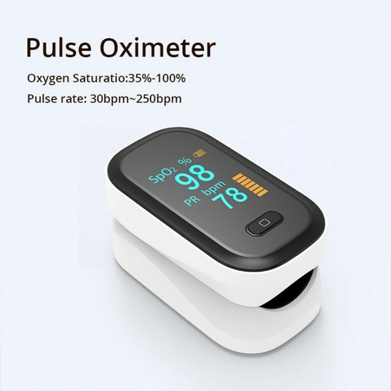 Portable Fingertip Pulse Oximeter Blood Oxygen Saturation Meter Monitor