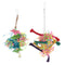 4 Pcs Colored Parrot Chewing Chew Toys Cage Hanging Swing Rope Random Color