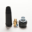 Black DKJ10-25 & DKZ10-25 Welding Machine  Cable connector-Plug + Socket JR BX