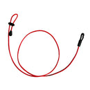 2 Pieces 120cm Kayak Paddle Leash Safety Fishing Rod Holder Blue+Red Safety