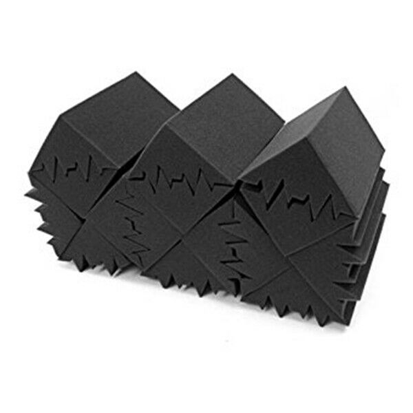 New 8 Pack of 4.6 in X 4.6 in X 9.5 in Black Soundproofing Insulation Bass