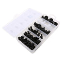 100Pcs Nylon Bumper Fasteners Fender Rivet Clips 6 Sizes Push Type Car Retainer