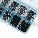 1000Pcs/set M1 M1.2 M1.4 M1.7 mix PA head micro screws round heaO FT