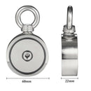 Neodymium Fishing Magnets (Double-Sided Magnetic) Round Neodymium Magnet Wi