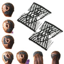 2pcs Magic Beading Stretch Hair Combs Double Clips Hair Styling Accessories for