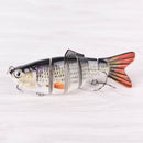 Multi-section Fishing Lure Crank Bait Swimbait Bass Shad Dace 10CM-18G-6