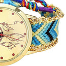 Handmade Braided Dreamcatcher Friendship Bracelet Watch Rope Watch Ladies Q A6C2