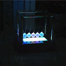 Glowing Newton Billiards Decorative Desk Decoration Newton Pendulum D4B5