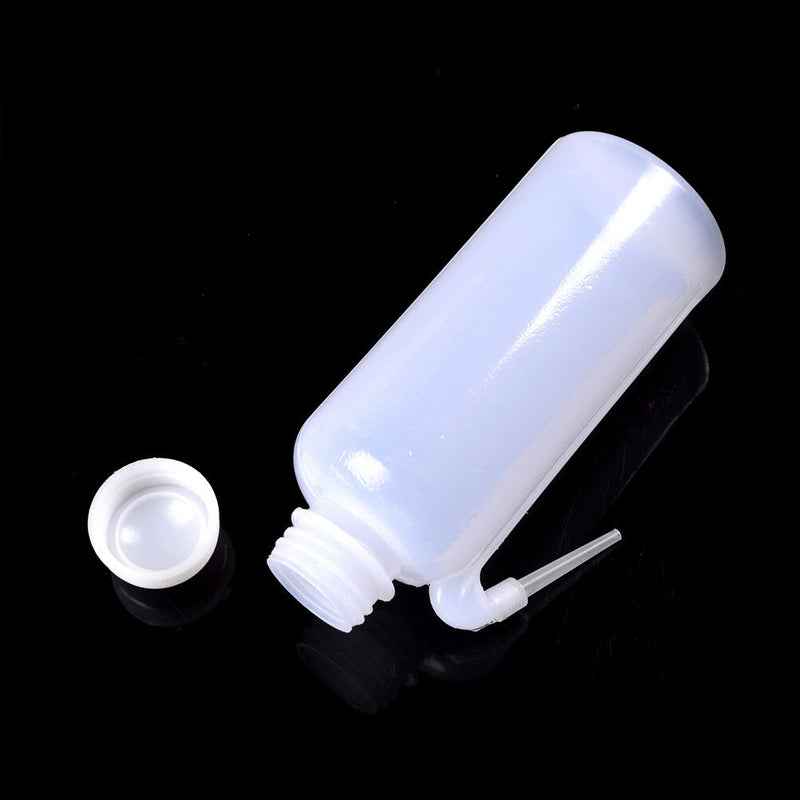 500ml Durable White Plastic Lab Bottle Squeeze Dispensing Bottle   JR
