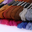 100x Polyester Mix Colors Embroidery Cross Stitch Sewing Skeins Floss Thread