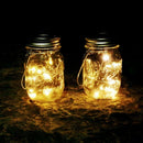 Solar Mason Jar Lid Lights, 6 Pack 20 Led String Fairy Star Firefly Jar Lid