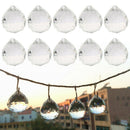 20pcs Hanging Clear Crystal Ball Prisms Faceted Pendant Sphere Decor New 20mm